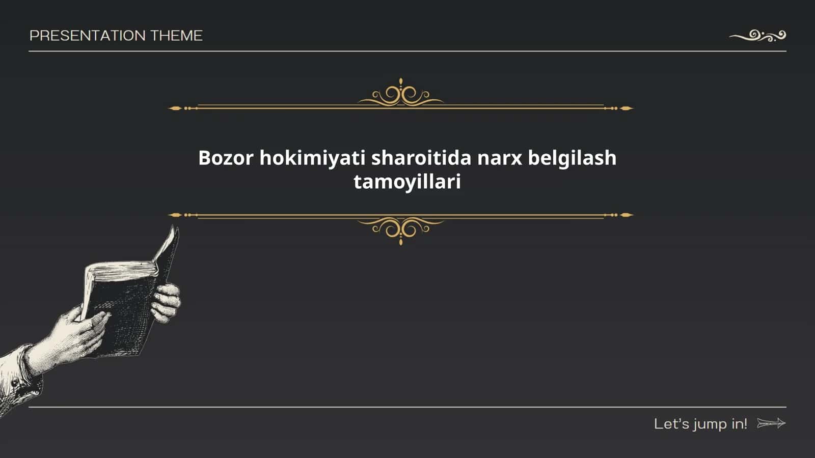 Narx belgilash asoslari 1