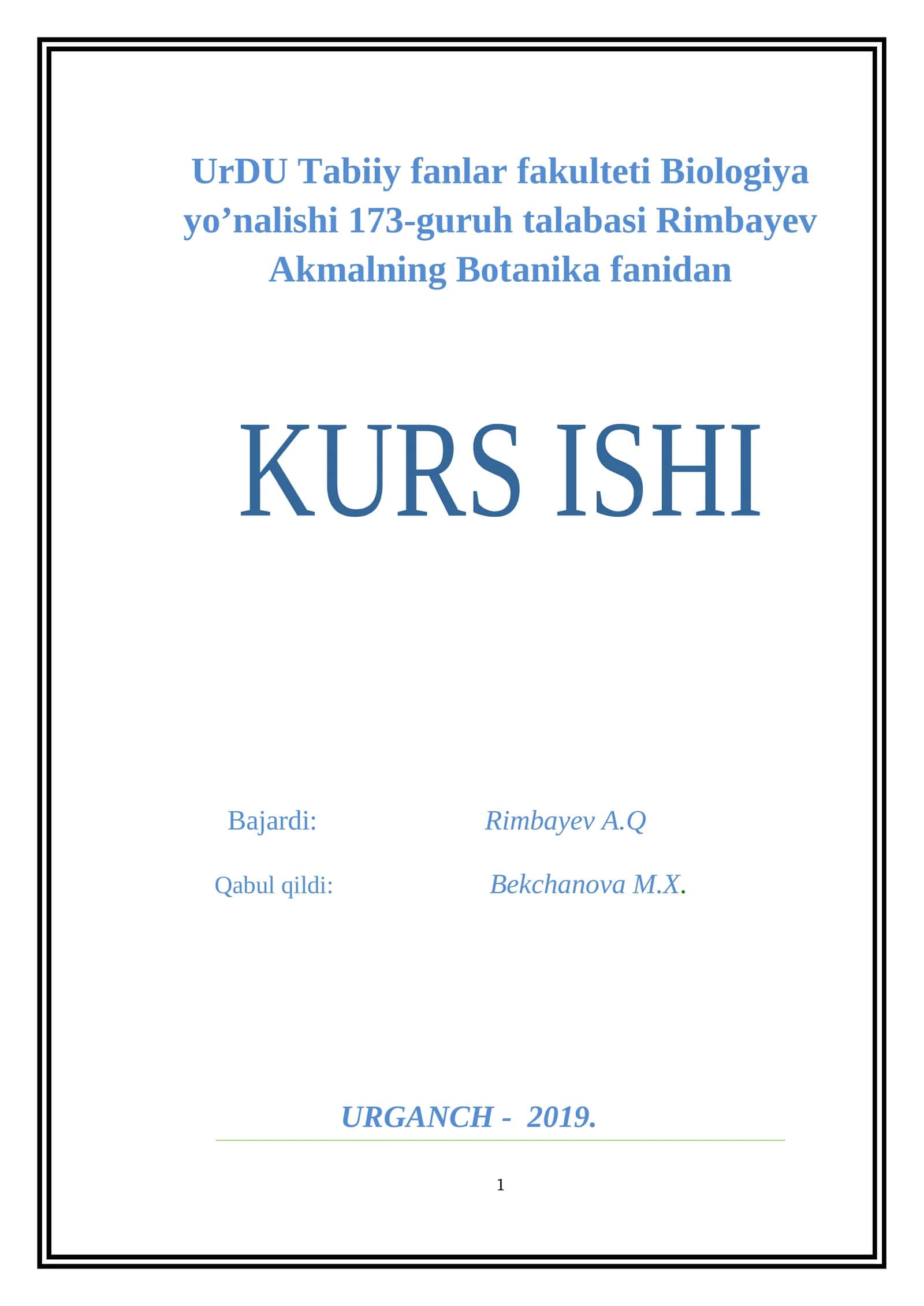 Yong’oqnamolar qabilasi 1