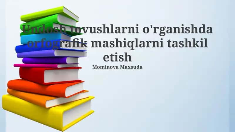 Orfografik mashqlar 1