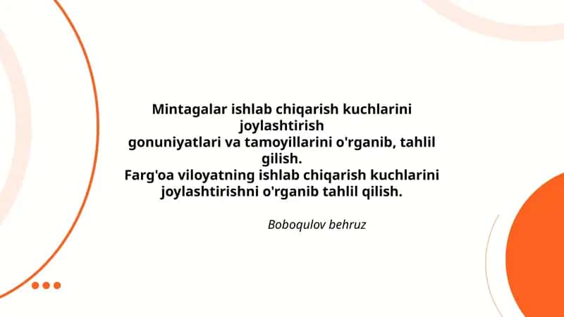 Mintagalar ishlab chiqarish kuchlari 1