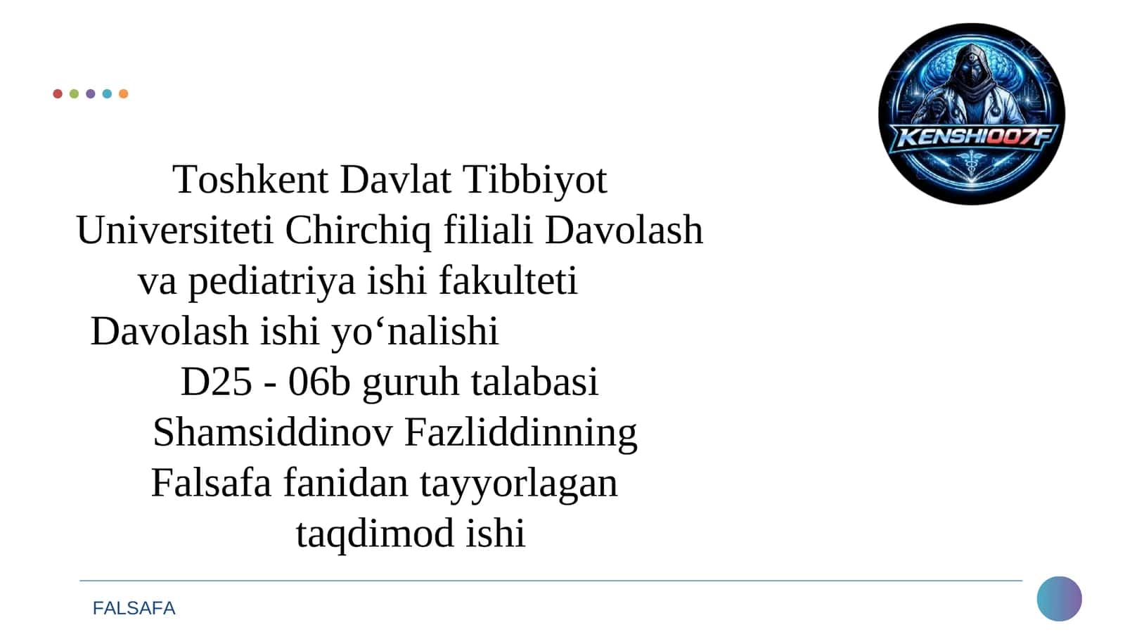 Falsafiy  tafakkur  taraqqiyoti bosqichlari:  Sharq falsafasi 1