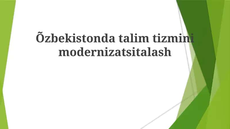 STEM ta'limni mustahkamlash 1