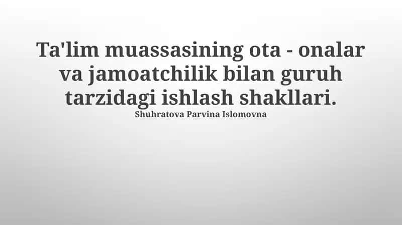 Samarqanddagi 25-maktab tajribasi 1