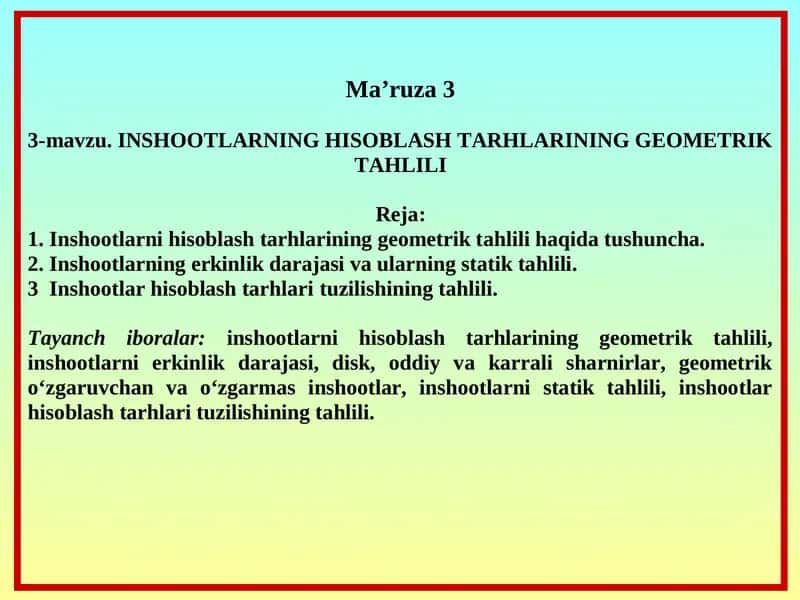 Kinematik tahlil 1