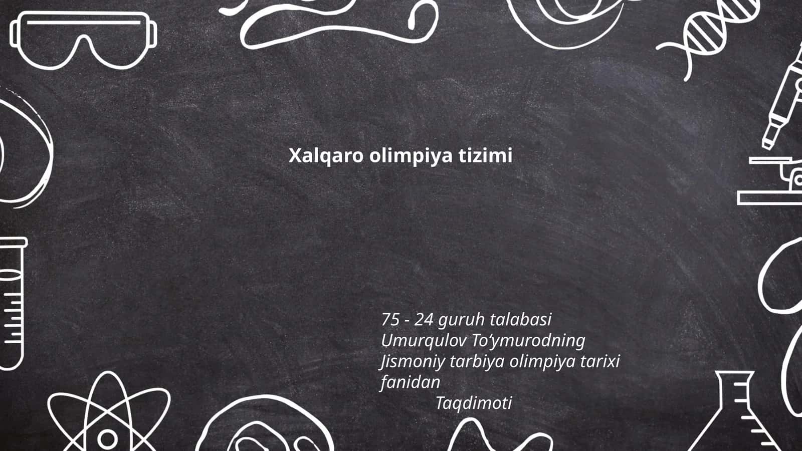 Jismoniy tarbiya olimpiya tarixi fanidan Taqdimoti 1