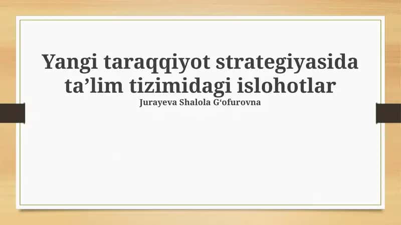 Ta'limda Innovatsiyalar va Raqamli Texnologiyalar 1