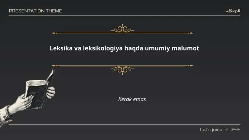 Leksika va leksikologiya haqda umumiy malumot 1