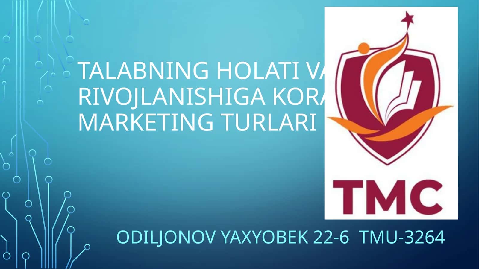 Marketingda talab nima 1