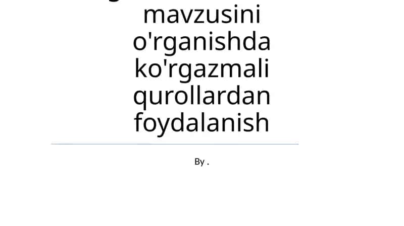 Konsentrlar bo'yicha algebra elementlari 1