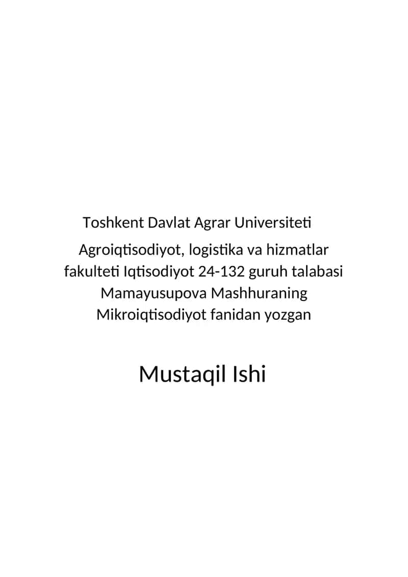 kapital qo'yilmalar va kapital bozori 1
