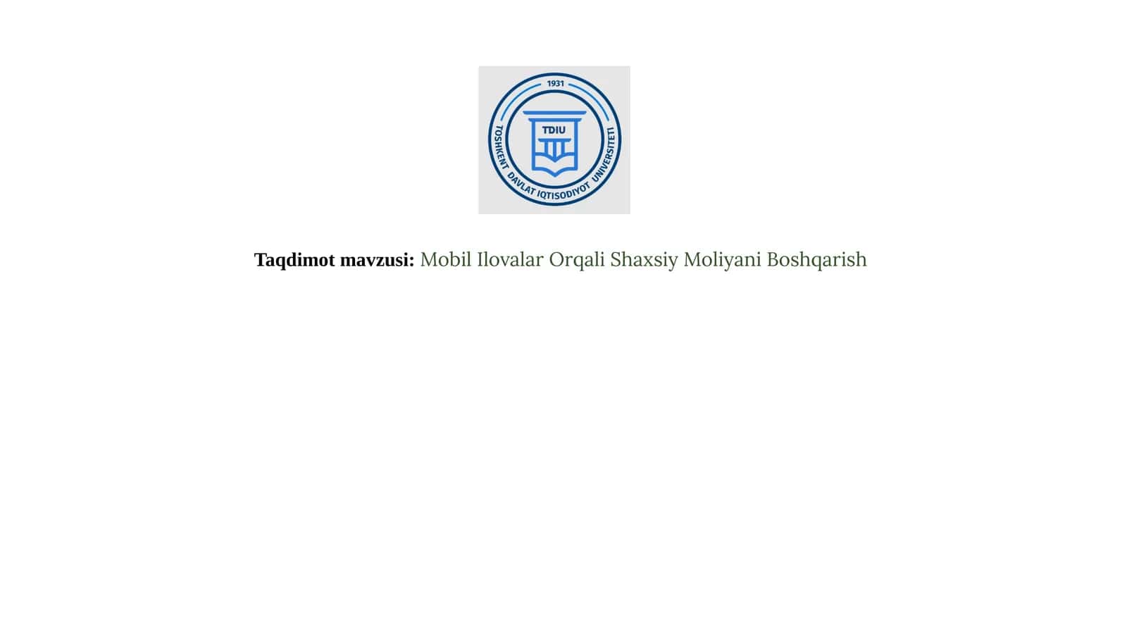 Mobil Ilovalar Orqali Shaxsiy Moliyani Boshqarish 1