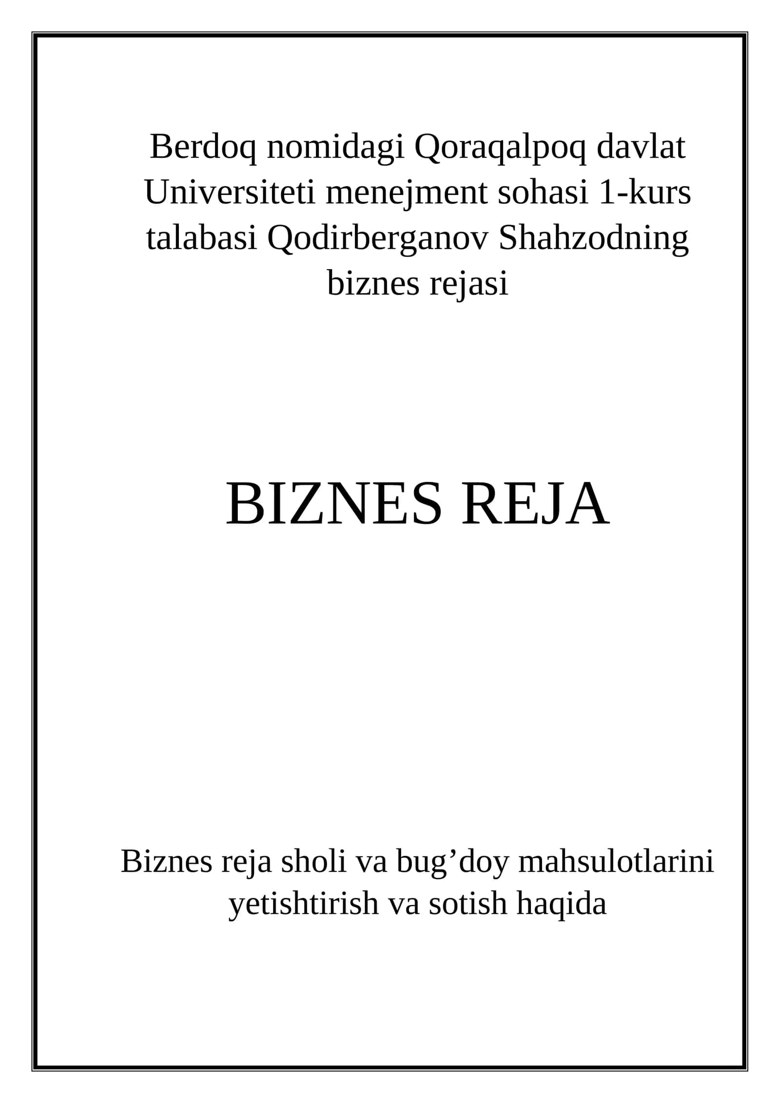 BIZNES REJA 1