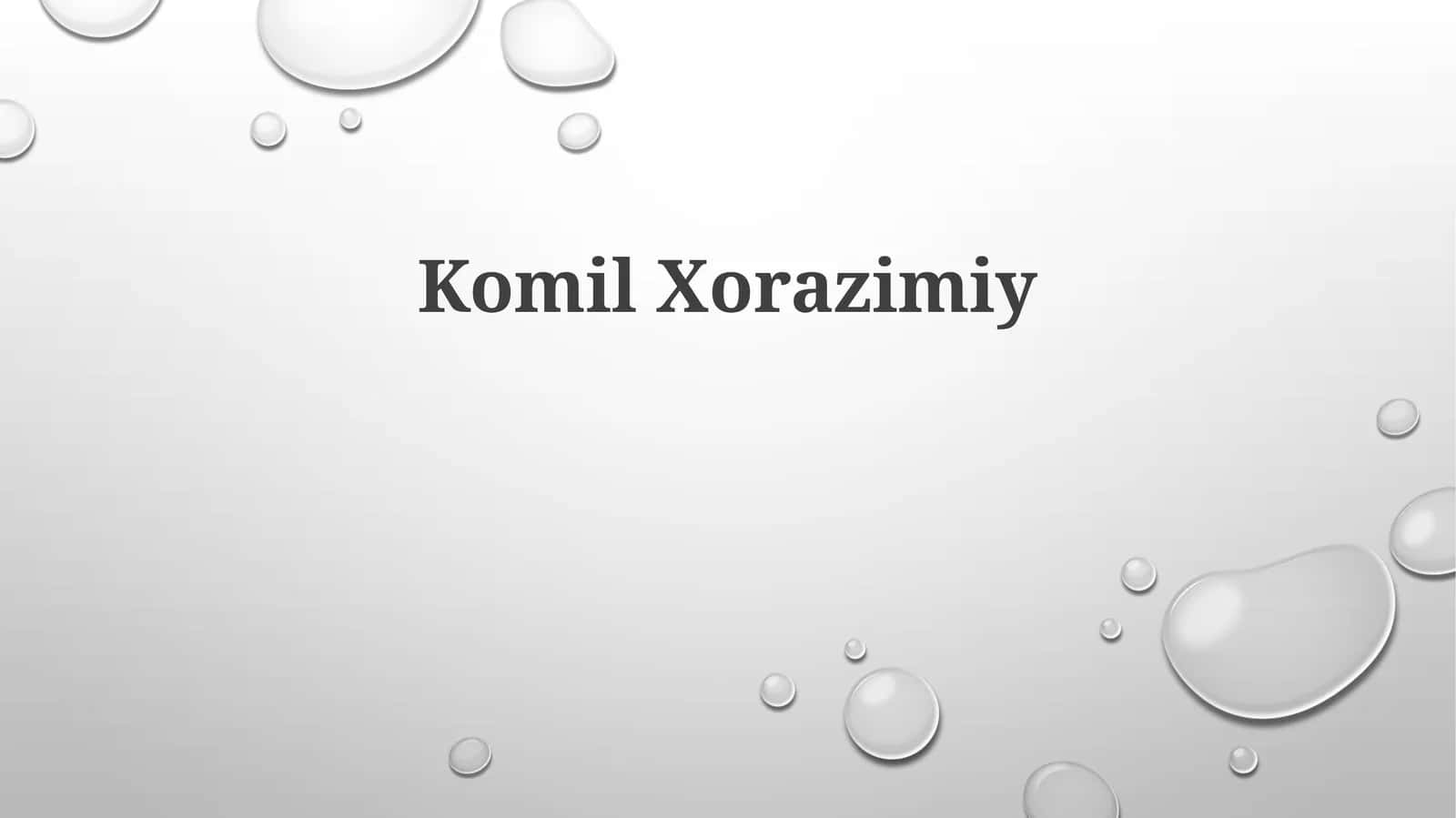 Комил Хоразмийнинг Самарқанддаги астрономия кузатувчилари билан ҳамкорликда олиб борган тадқиқотлари 1