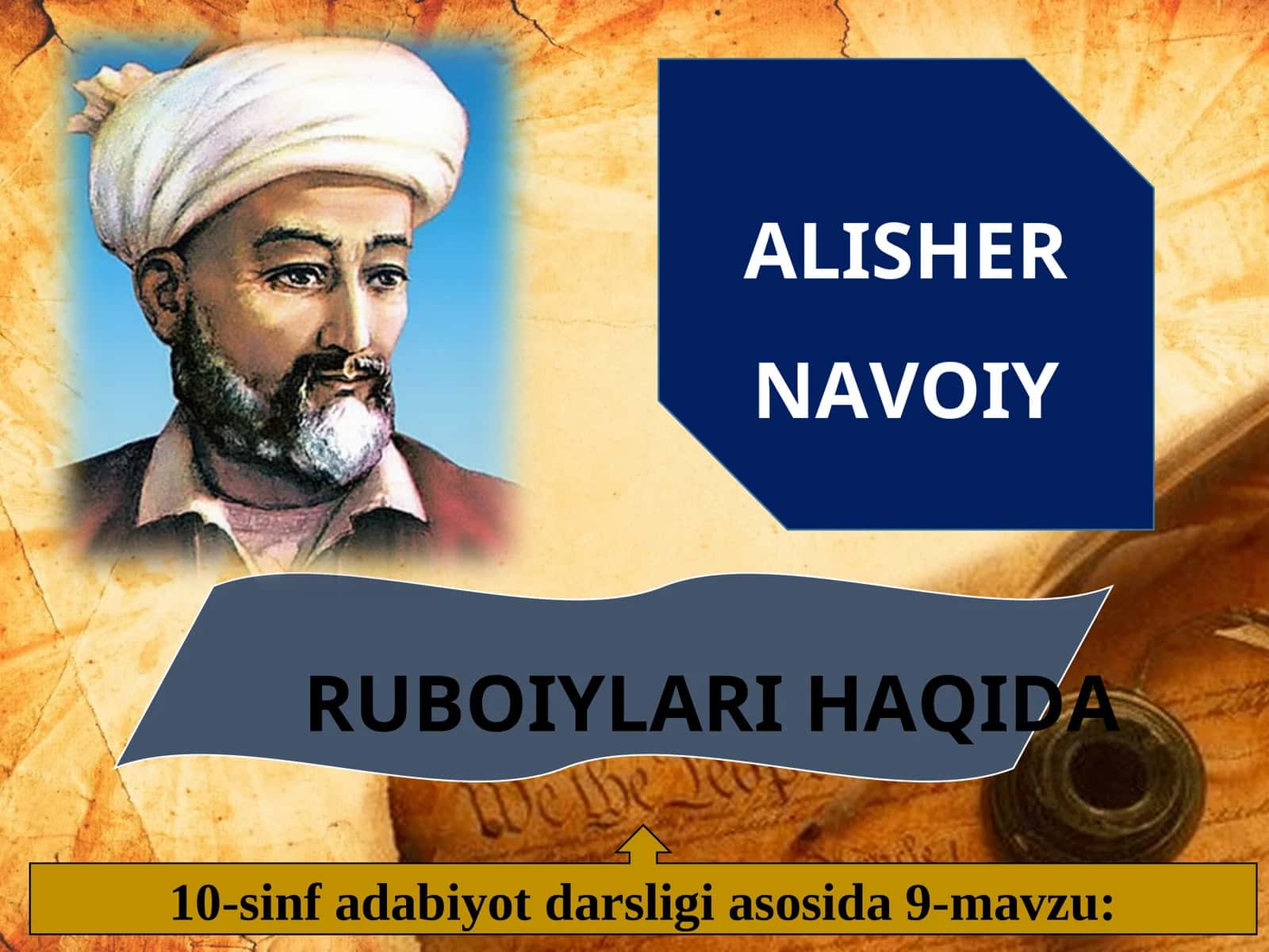 ALISHER NAVOIY RUBOIYLARI HAQIDA 1
