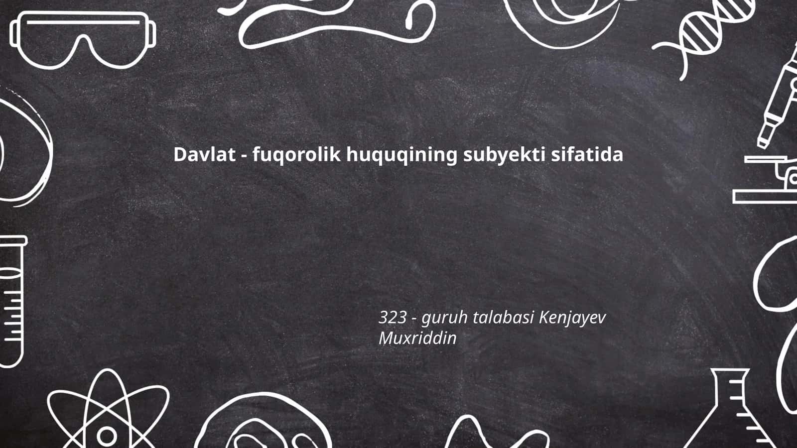 Davlat tushunchasi va mohiyati 1
