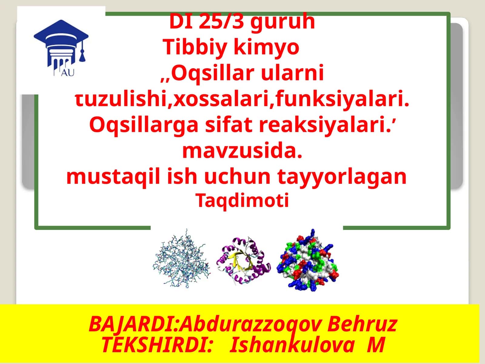 Oqsillar bu 1