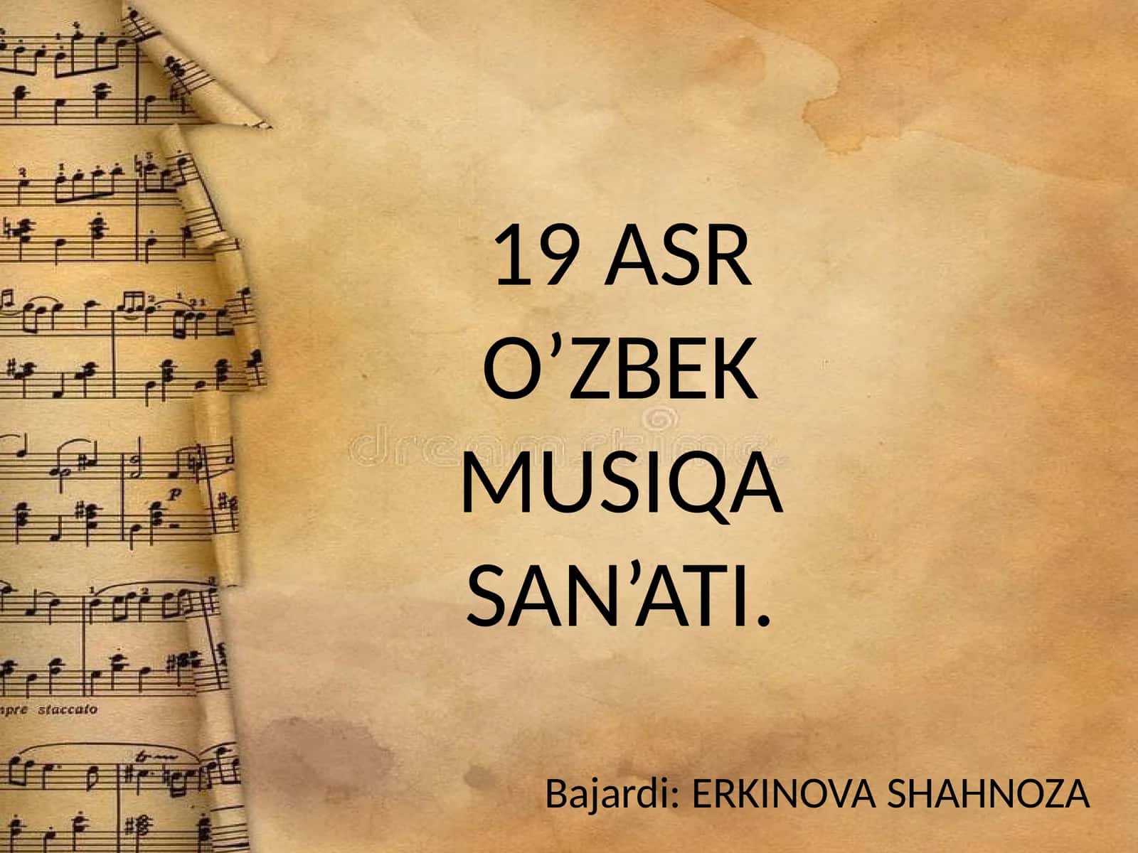 19 ASR O’ZBEK MUSIQA SAN’ATI 1