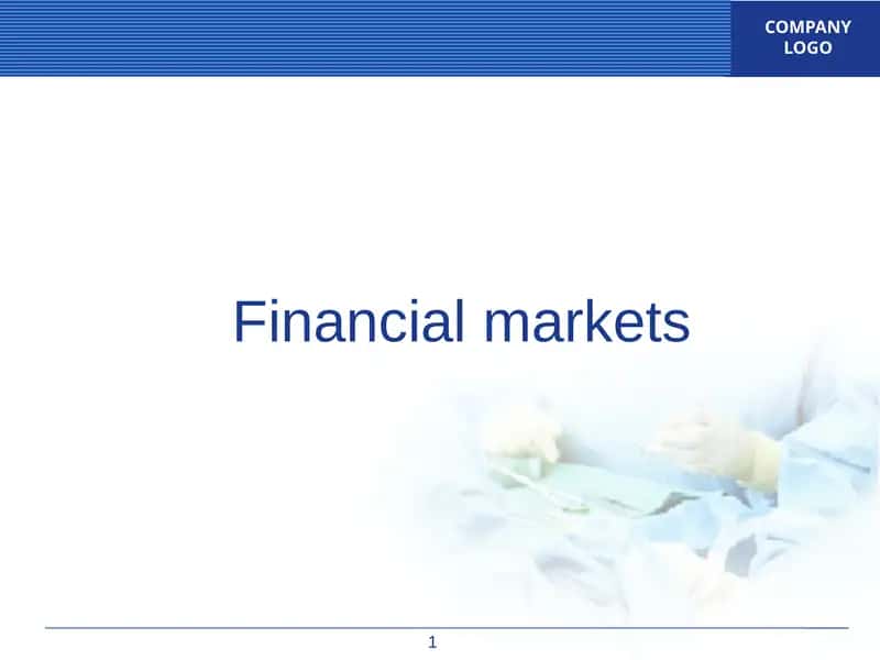 Financial Market 1