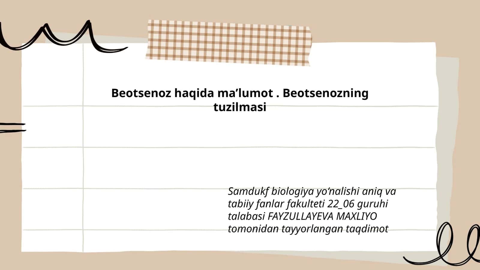 Beotsenozning tuzilmasi 1