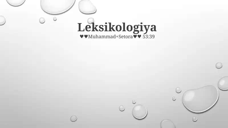 Leksikologiya 1