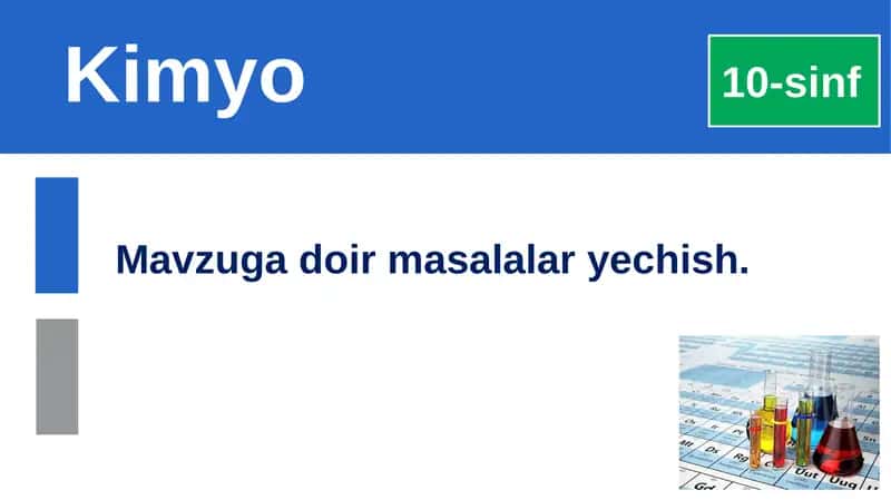 Kimyo 1