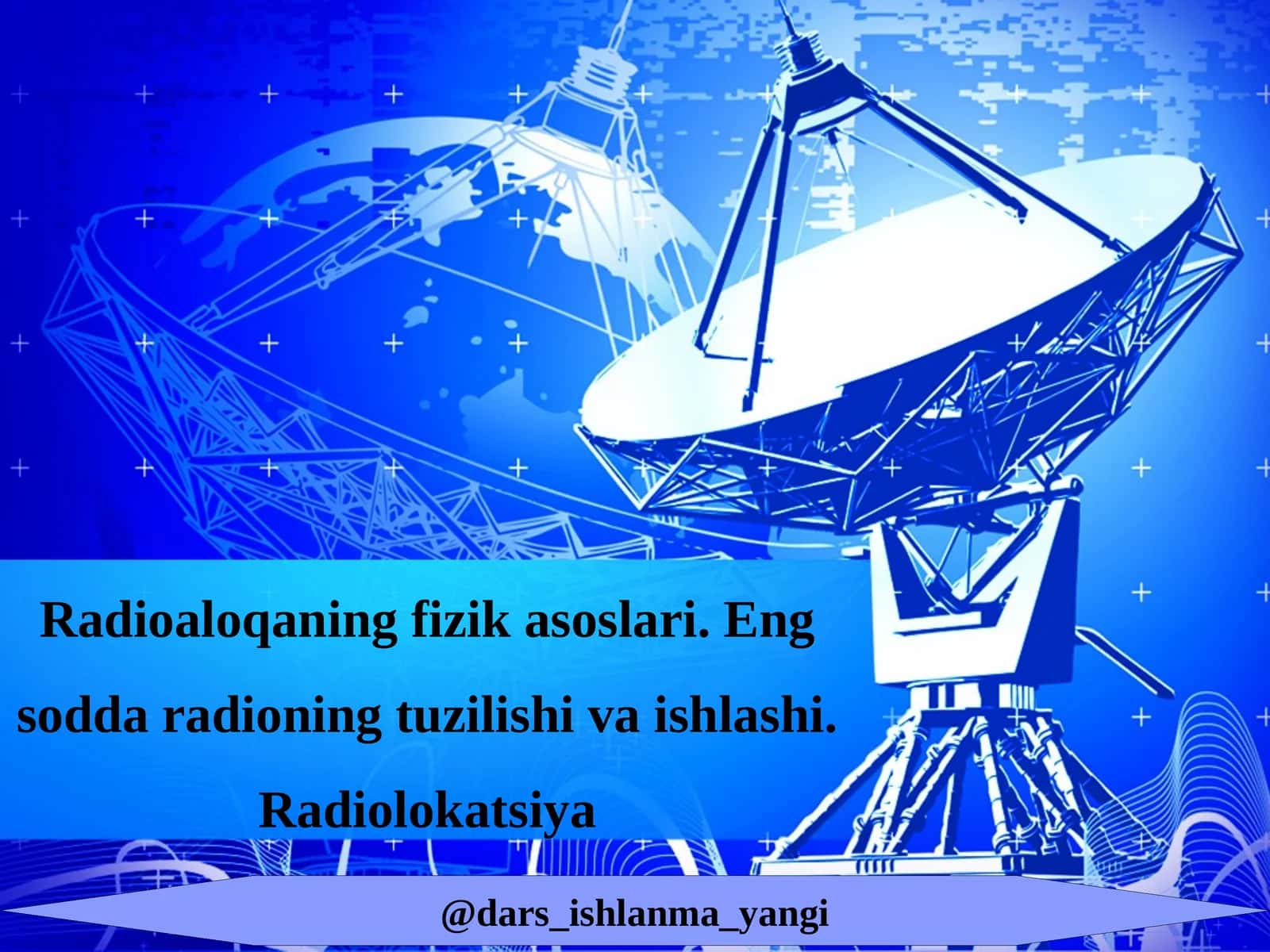 Radioaloqaning fizik asoslari 1