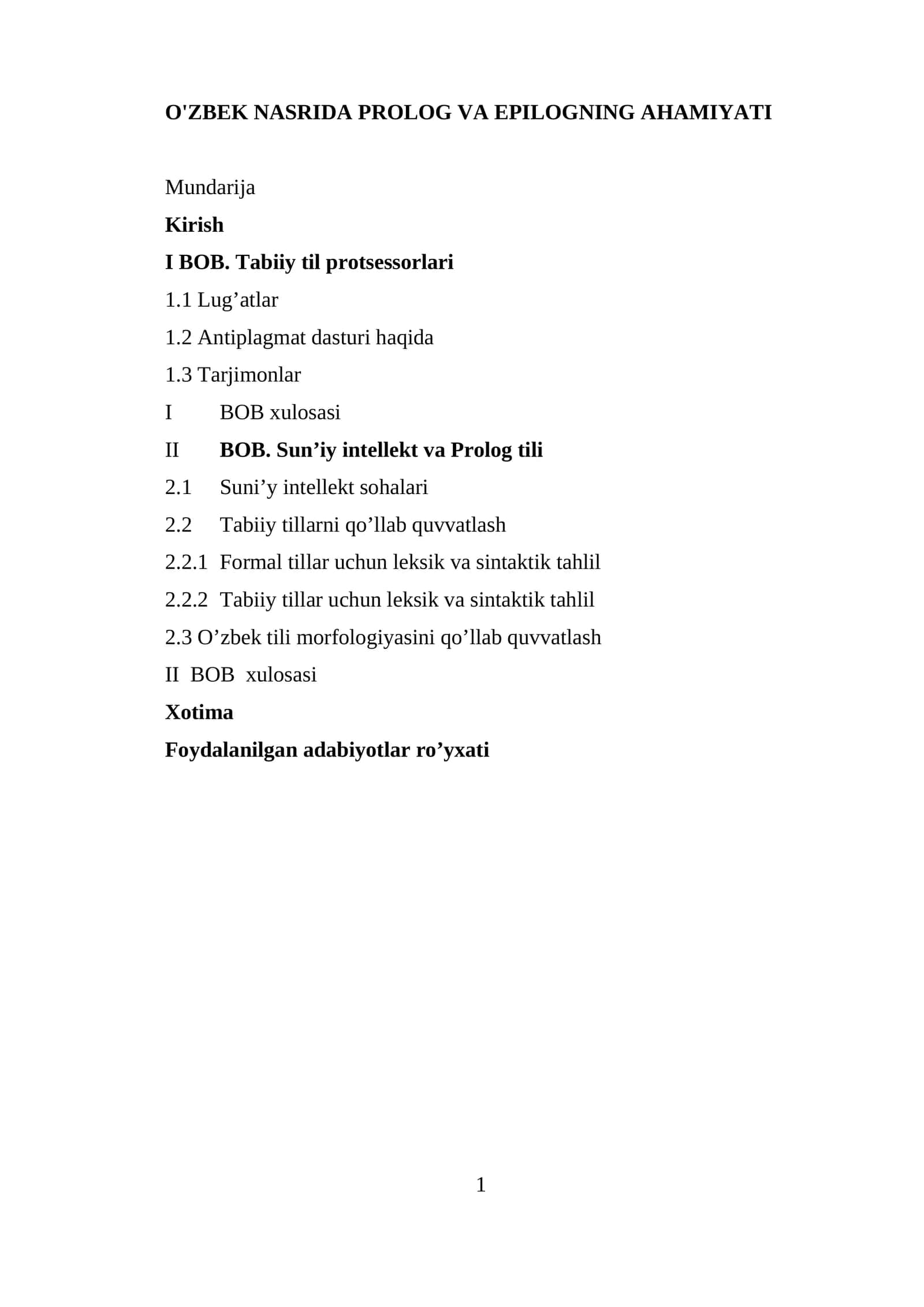 O'ZBEK NASRIDA PROLOG VA EPILOGNING AHAMIYATI 1