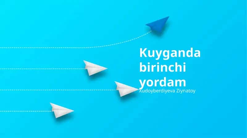 Kuyganda birinchi yordam 1