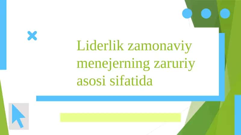 korxonalarda liderlik 1
