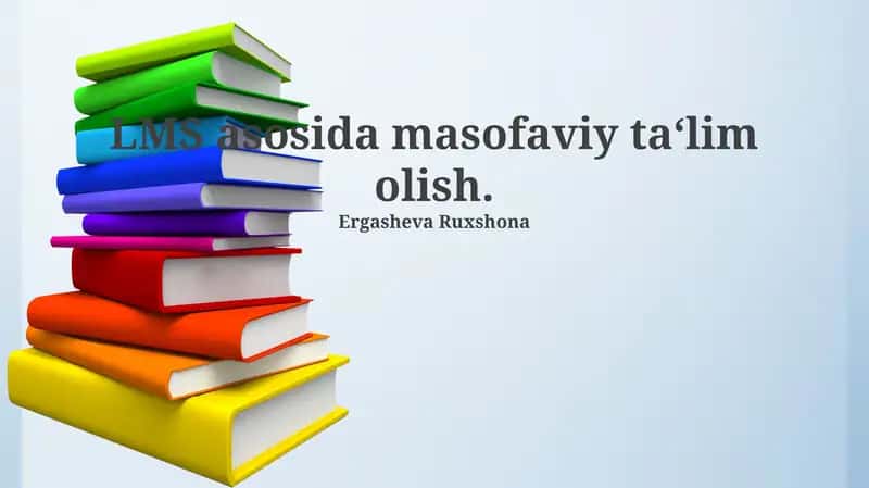 Masofaviy ta‘lim LMS olish 1