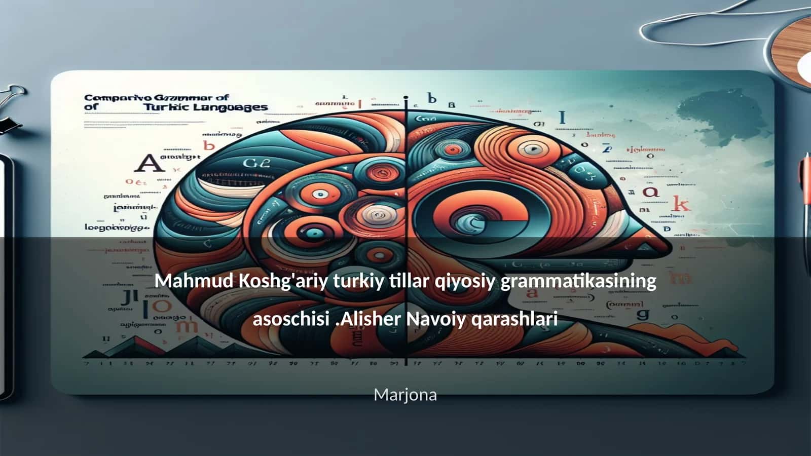 Mahmud Koshg'ariy hayoti va faoliyati 1