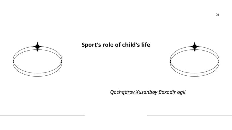 Sport's role of child's life 1
