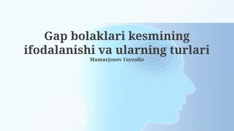 Teshiklarning kesma ko'rinishi va turlari 1