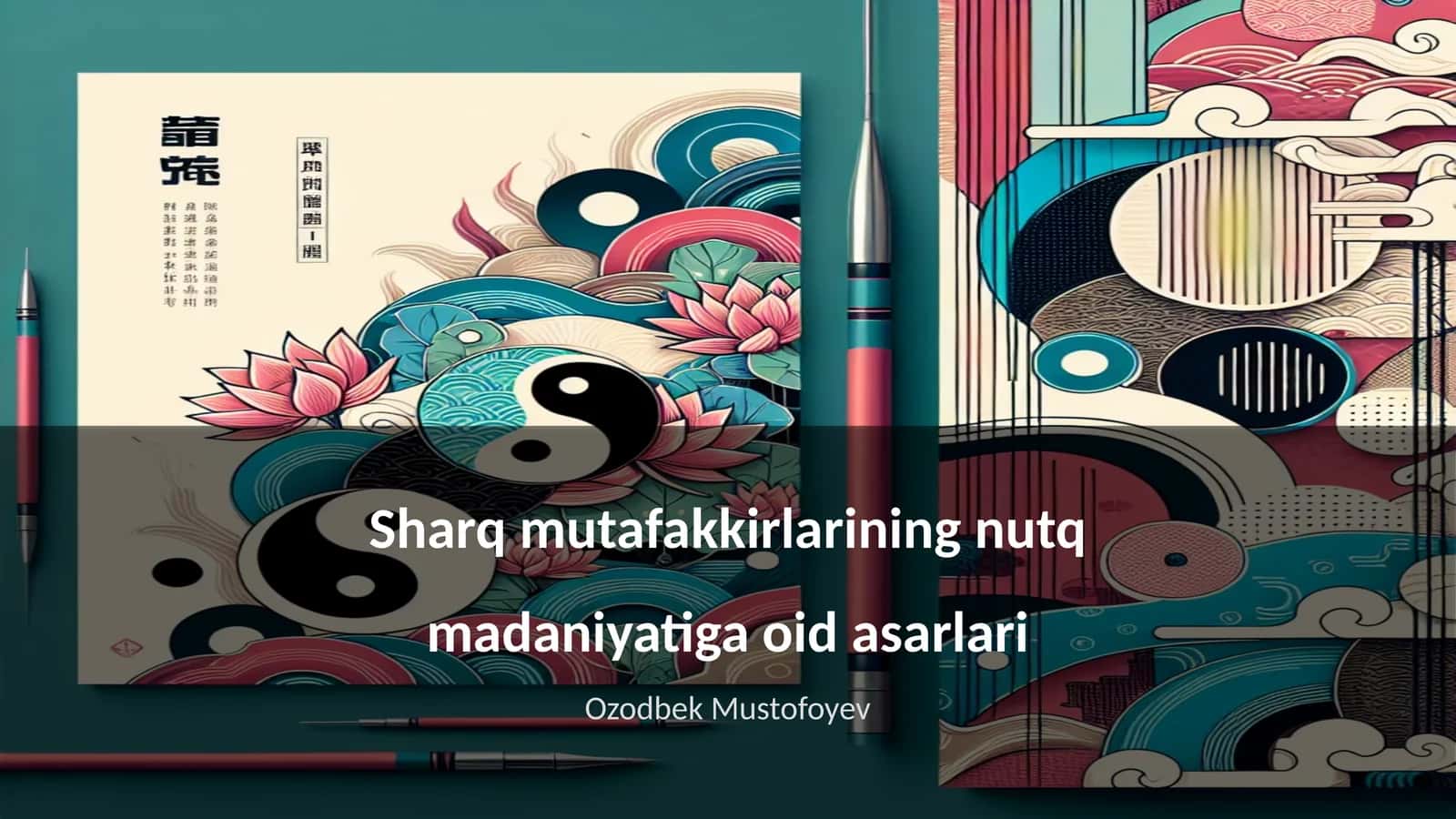 Sharq mutafakkirlarining nutq madaniyatiga oid asarlari 1