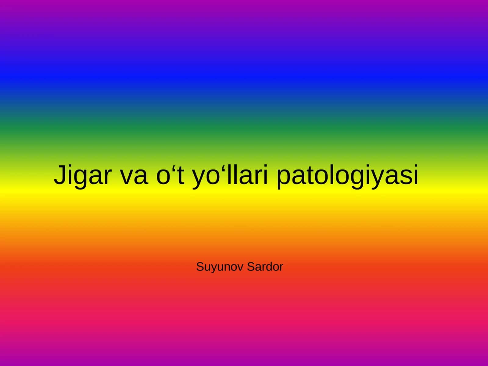 JIGAR KASALLIKLARI 1
