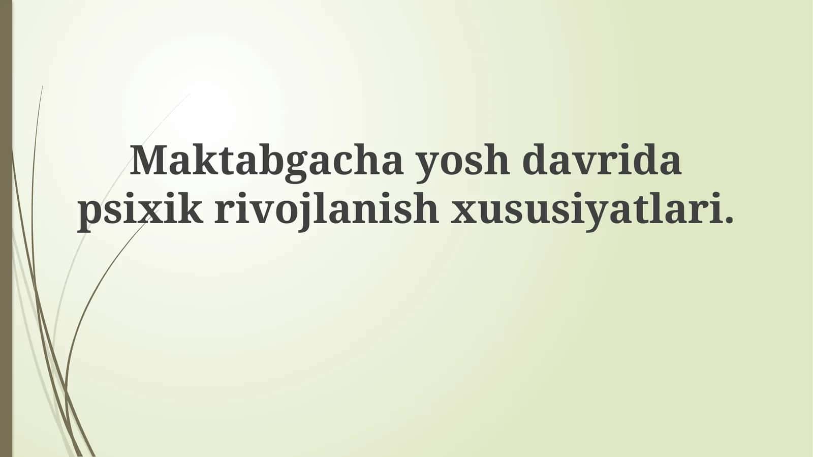 Maktabgacha yoshdagi bolalarda diqqatning rivojlanishi 1