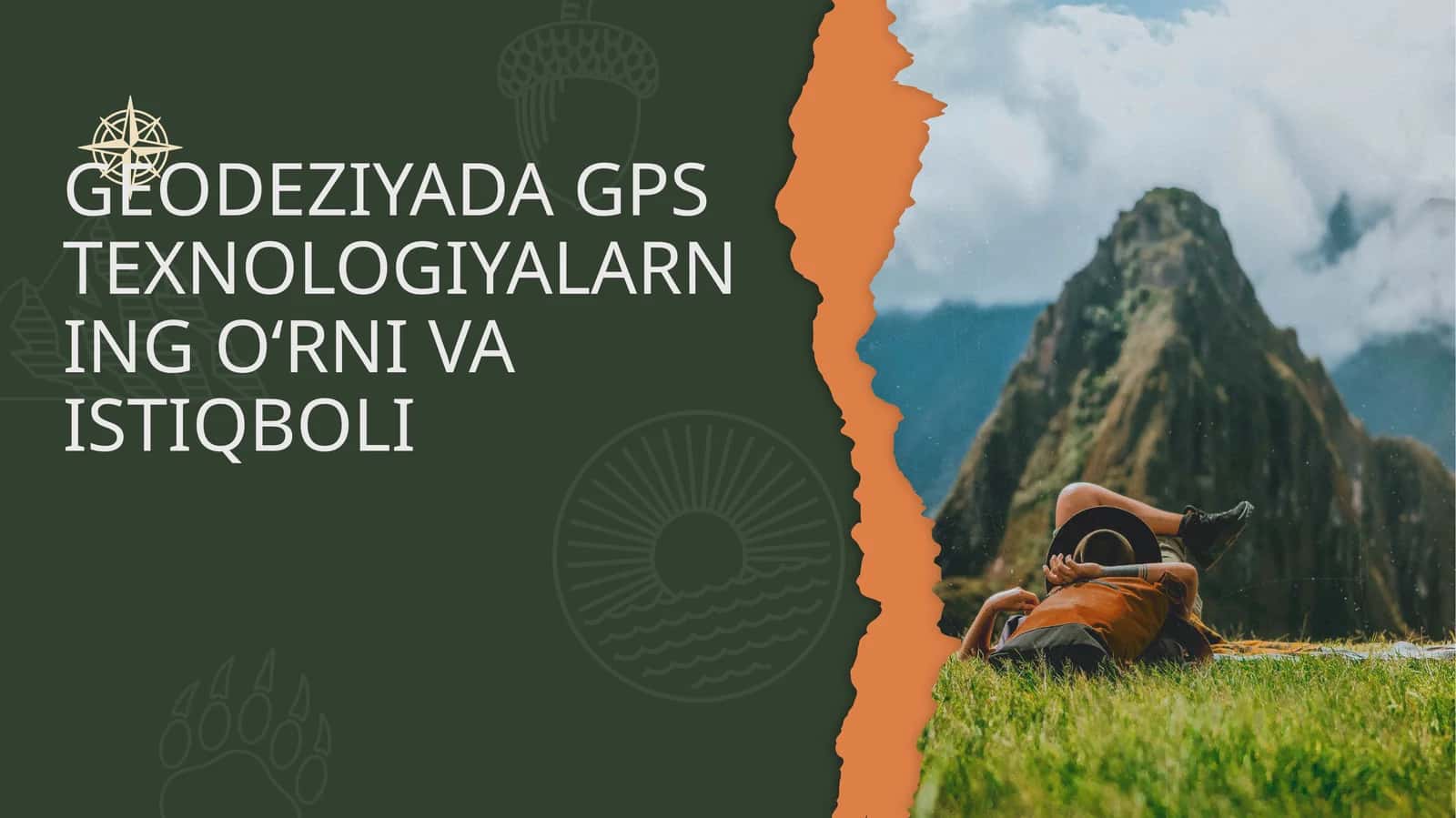 GEODEZIYADA GPS TEXNOLOGIYALARNINGOʻRNIVA ISTIQBOLI 1