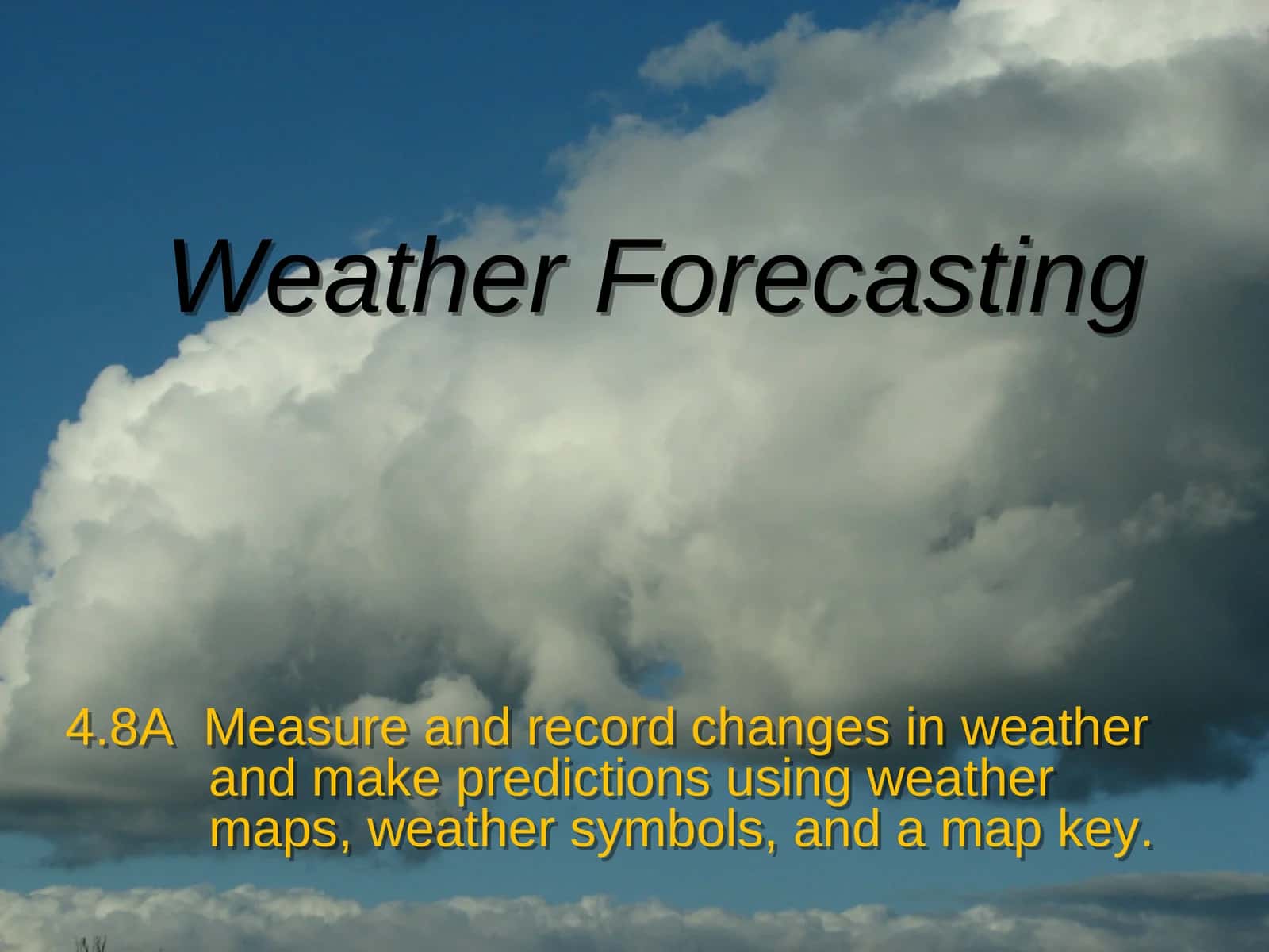 Weather Forecasting 1