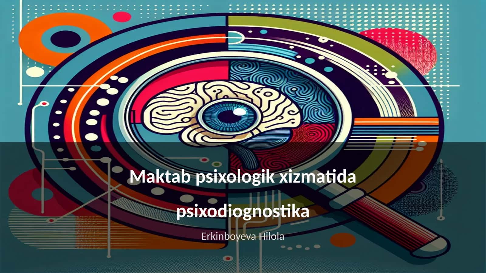 Maktab psixologik xizmatida psixodiognostika 1