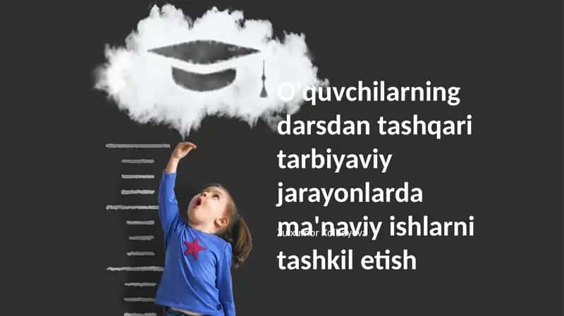 Axloqiy tarbiya qo'shimcha mashg'ulotlari 1