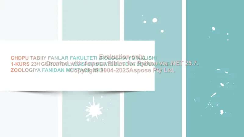 Boshoyoqli mollyuskalar tuzilishi va hayot kechirishi 1