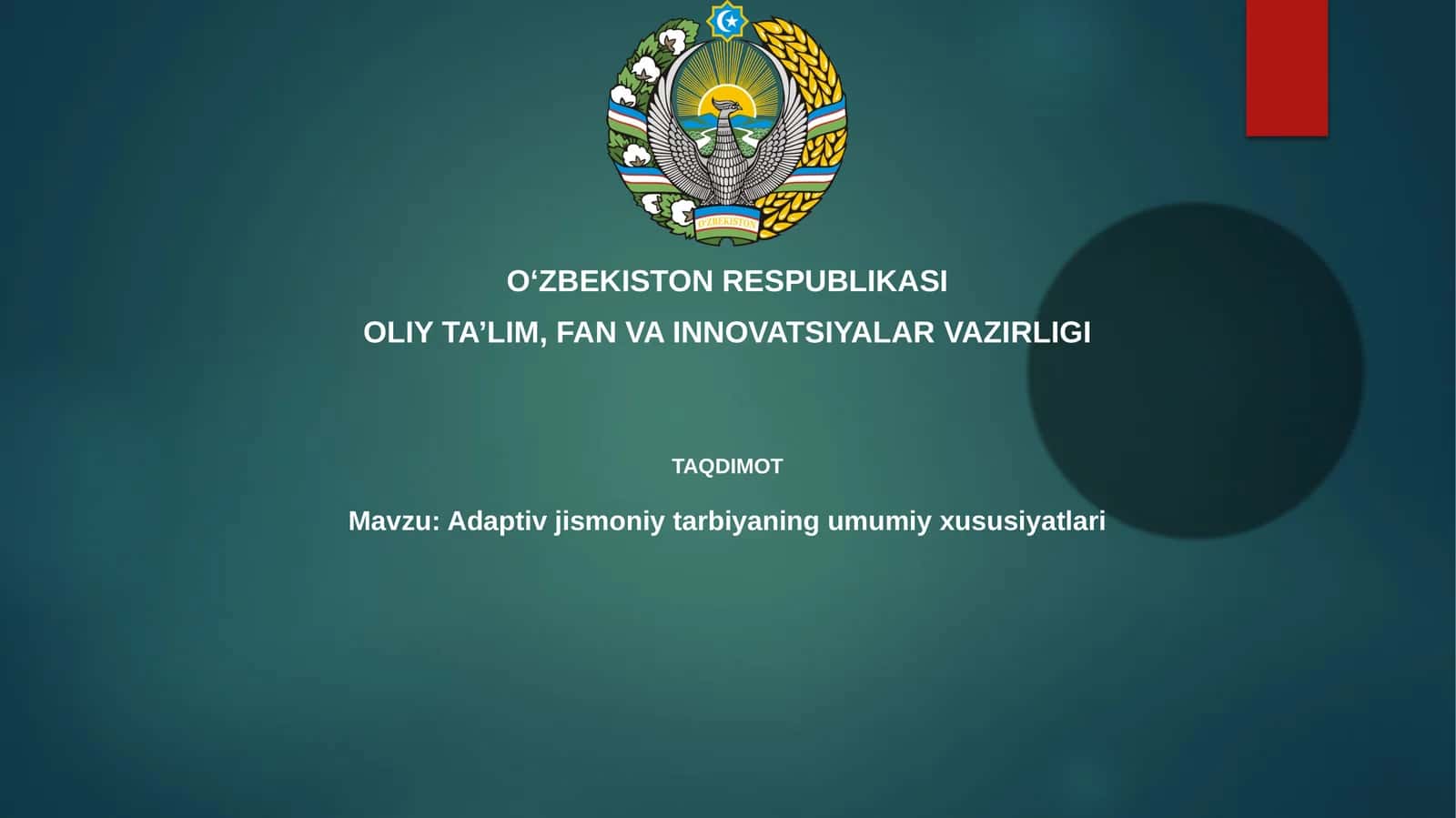 Adaptiv jismoniy tarbiya 1