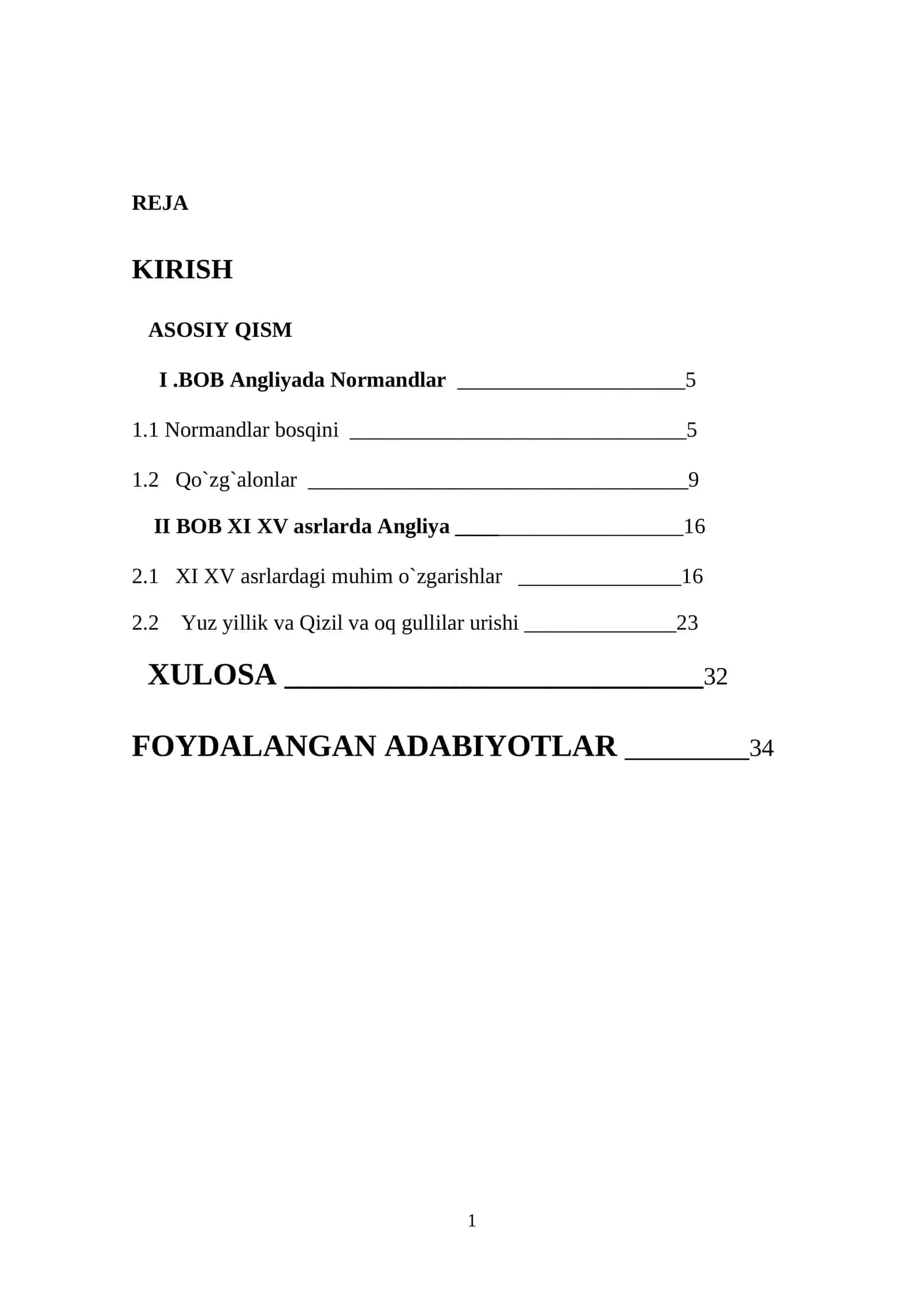 Angliyada Normandlar 1