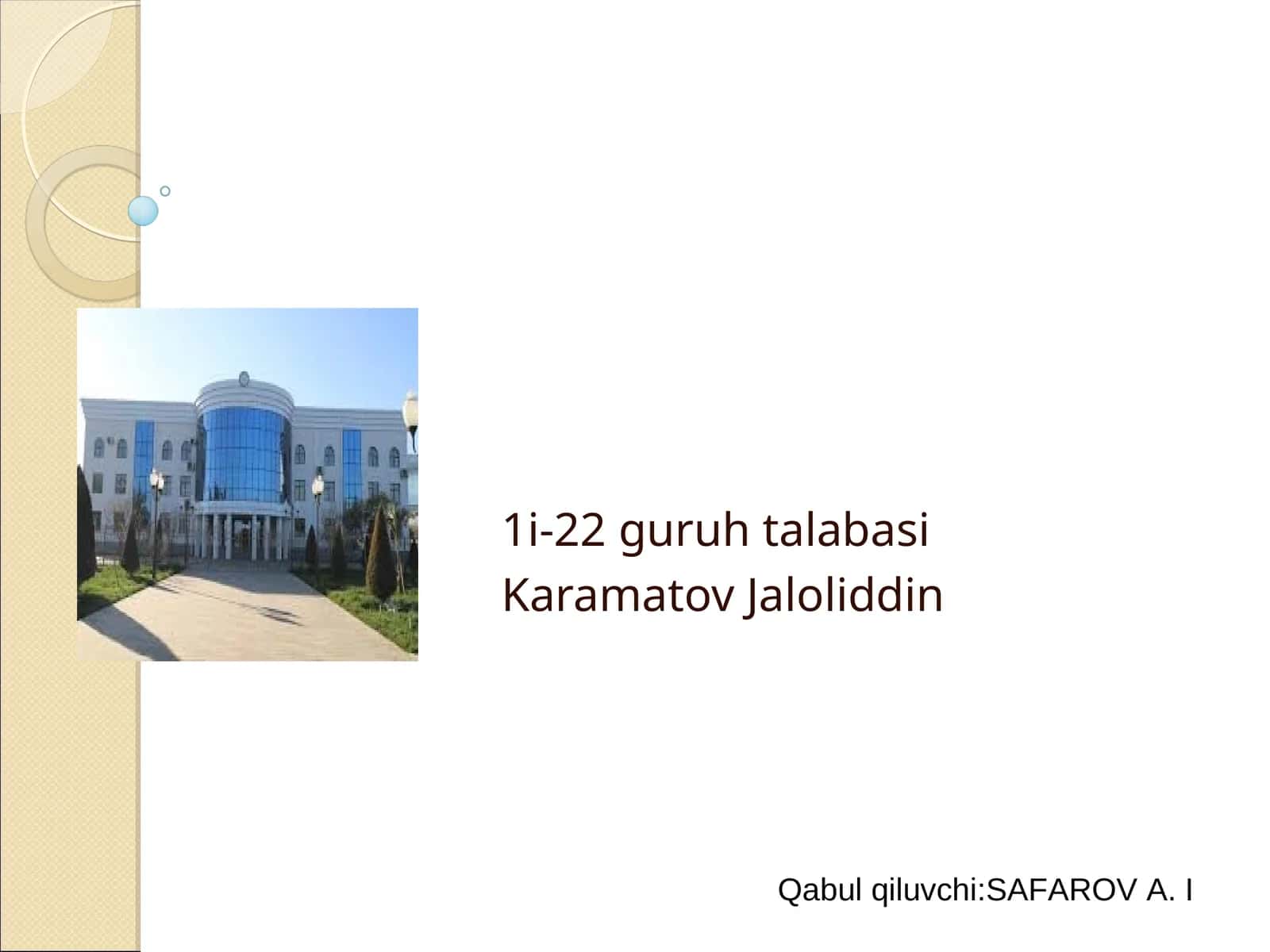 AUDITORNING KASBETIKASI 1