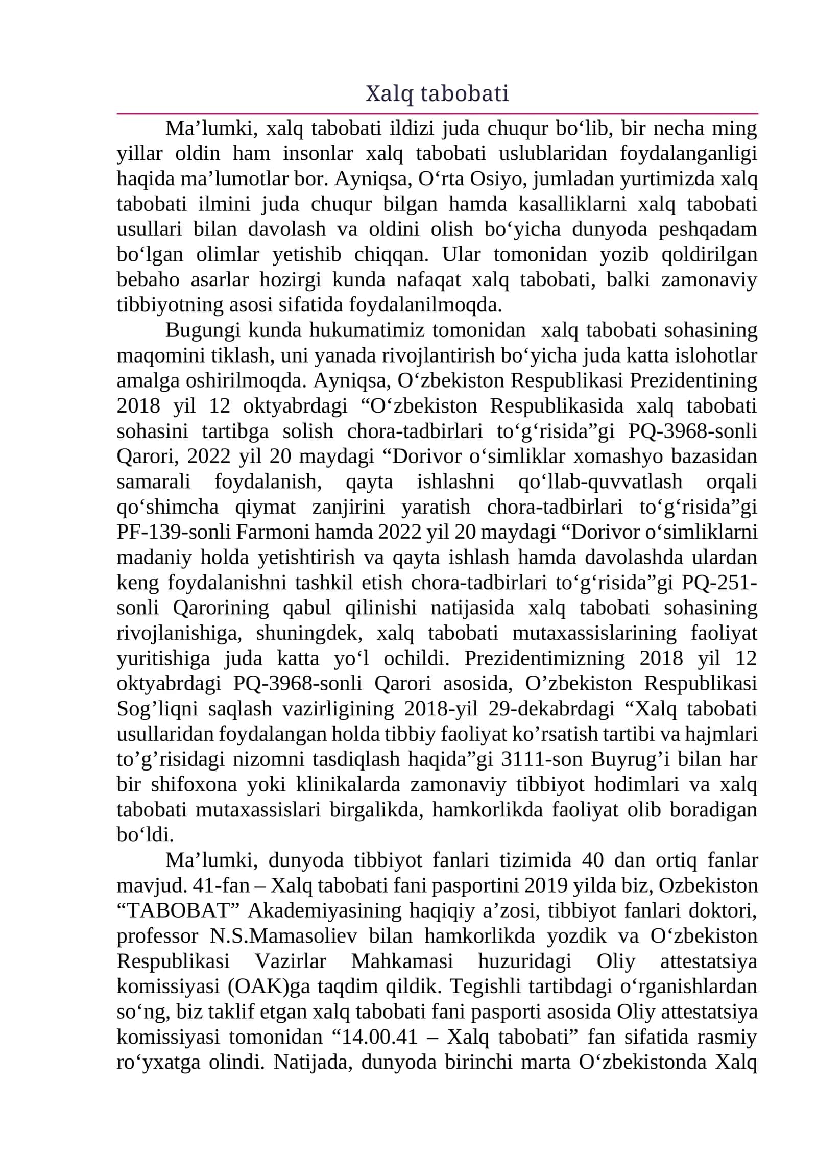 Xalq tabobati 1