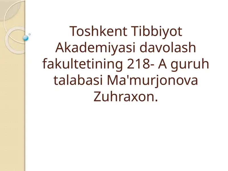 Islomda inson huquqlari va erkinliklar ta'limi 1