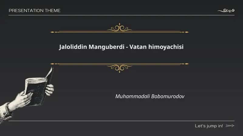 Jaloliddin Manguberdi - Vatan himoyachisi 1