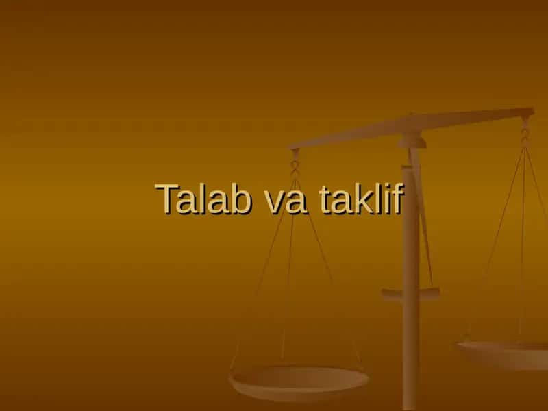 Ehtiyojlar va talablar 1