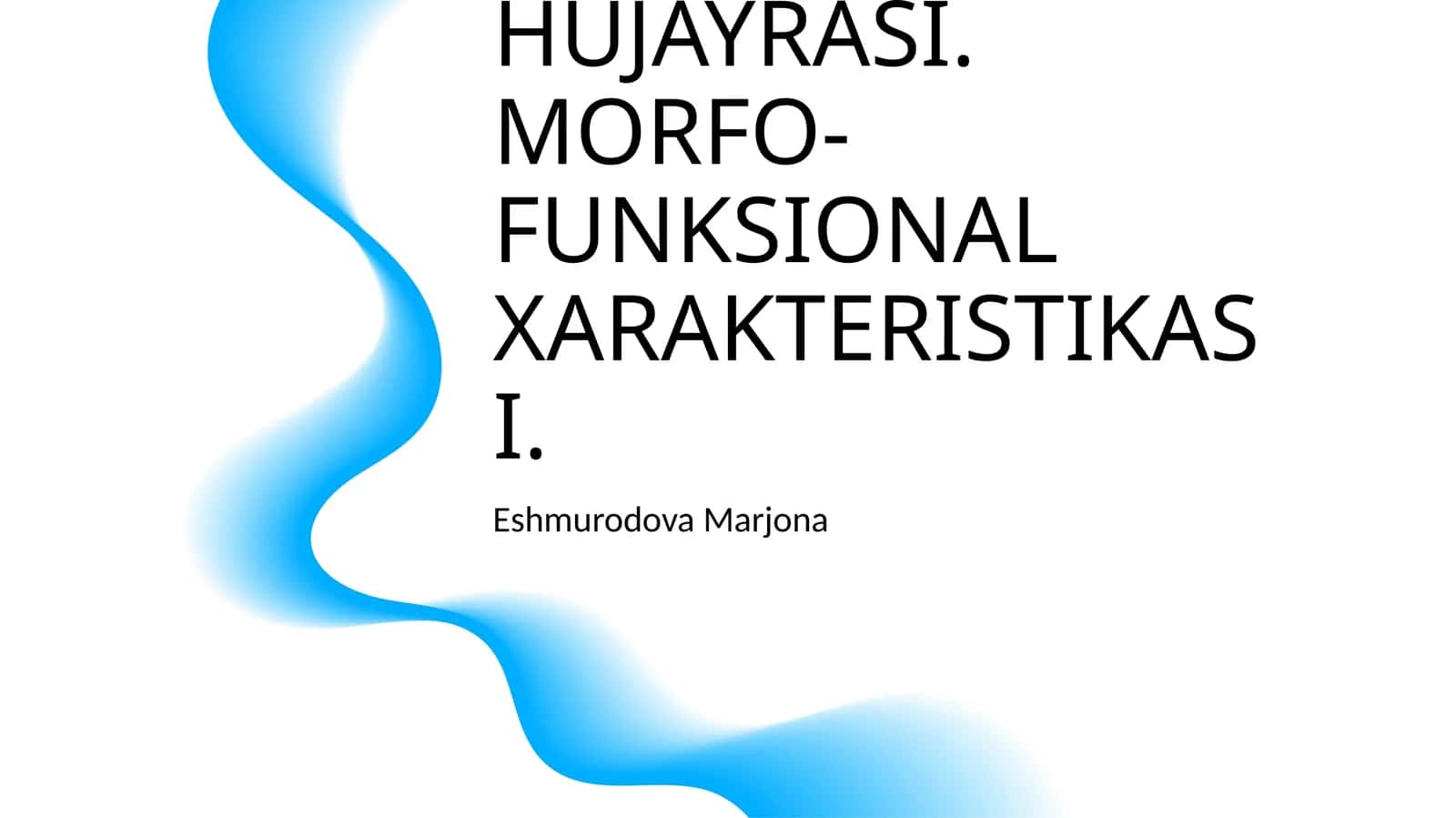 GEMOTSITOPOEZ. GEMOTSITOPOEZNI NEYRO-GUMORAL BOSHQARILISHI. GEMATOPOEZ NAZARIYALARI. A.A. MAKSIMOVGA KO’RA GEMOPOEZ NAZARIYASINING MOHIYATI. QONNING O’ZAK HUJAYRASI. MORFO-FUNKSIONAL XARAKTERISTIKASI 1