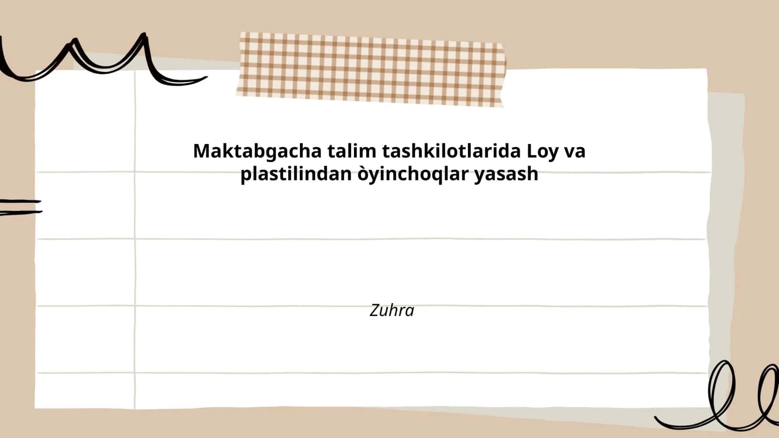 Loy va plastilindan hayvonlar yasash texnikalari 1